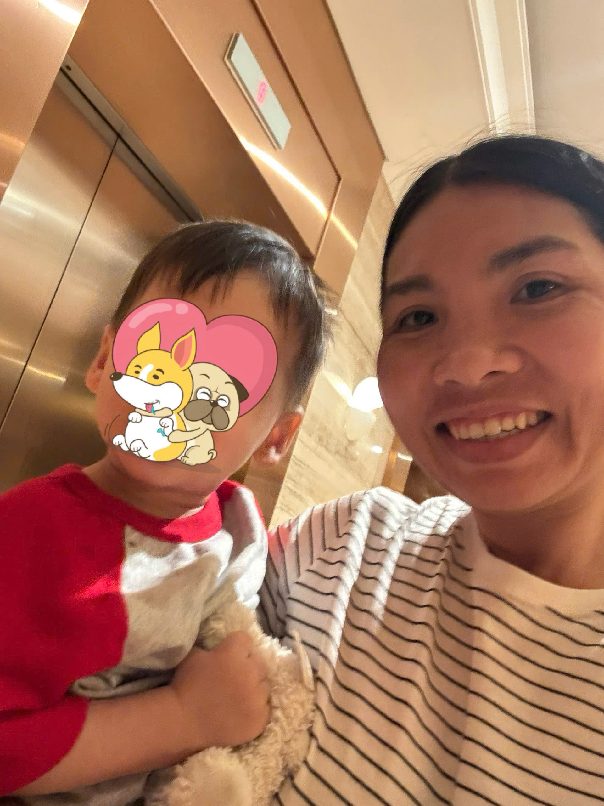 Happy family and children with English-speaking babysitter Anh Nguyen in Vietnam - Enjoying the fresh air and sunshine during our outdoor walk and play session. - Image 1